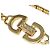 Christian Dior CD Logo Metal Dorado - vista 2