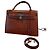 Hermès Kelly 32 Sellier borsa a mano pelle Waffle Marrone