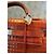 Hermès Kelly 32 Sellier borsa a mano pelle Waffle Marrone - vista 12