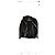 Autre Marque Schwarze Strick-Nerzjacke mit Kapuze - Ansicht 2