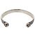 Bracciale rigido Gucci Interlocking G Lion Head in argento - vista 2