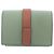 Cartera compacta de piel Loewe Anagram Trifold Verde