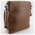 Borsa a tracolla Bottega Veneta Intrecciato Marrone - vista 3