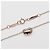 Autre Marque Collana Bean di Tiffany in oro rosa 18K - vista 4