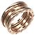 Bulgari Bvlgari B.zero1 Ring mit 3 Bändern in 18K Roségold