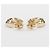 Autre Marque Orecchini a lobo Tiffany & Co. in oro giallo 18K Knife-Edge - vista 3