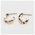 Autre Marque Orecchini a lobo Tiffany & Co. in oro giallo 18K Knife-Edge - vista 5