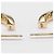 Autre Marque Orecchini a lobo Tiffany & Co. in oro giallo 18K Knife-Edge - vista 6