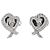 Autre Marque Tiffany & Co. Loving Heart Stud Earrings