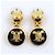 Céline Pendientes de clip Celine Triomphe chapados en oro Dorado - vista 4