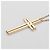Collana Croce Cartier in Oro Giallo 18K - vista 4