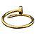 Anello Cartier Juste Band in oro giallo 18K D'oro - vista 3
