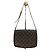 Bolso de hombro Louis Vuitton Monogram Musette Tango Castaño - vista 3