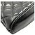 Borsa a tracolla Chanel in pelle d'agnello matelassé trapezoidale con ciondolo a placca Nero - vista 9