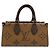 Bolso Louis Vuitton OnTheGo EW Monogram Castaño - vista 2
