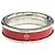 Hermès Anillo Hermes Uni Ring PM Metal Ring Plata Roja