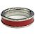 Hermès Anillo Hermes Uni Ring PM Metal Ring Plata Roja - vista 4