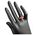 Hermès Anillo Hermes Uni Ring PM Metal Ring Plata Roja - vista 7