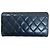 Cartera larga Chanel Matelassé de piel de cordero Negro - vista 2