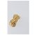 Orecchini Christian Dior metallo Gold Tone Auth SW2809 - vista 2