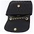 Bolsa de Ombro com Corrente BALLY em Couro Preto e Dourado Auth 201246 - vista 15