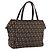 Borsa a mano FENDI Zucchino Canvas Marrone Auth 203176