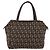 Borsa a mano FENDI Zucchino Canvas Marrone Auth 203176 - vista 2