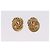 Orecchini Christian Dior metallo set da 3 tono oro Auth SW2810 - vista 12