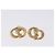 Orecchini Christian Dior metallo set da 3 tono oro Auth SW2810 - vista 2