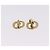 Orecchini Christian Dior metallo set da 3 tono oro Auth SW2810 - vista 3