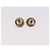 Orecchini Christian Dior metallo set da 3 tono oro Auth SW2810 - vista 9