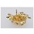 Spilla Christian Dior Ladybug metallo Gold Auth SW2812 D'oro - vista 11