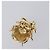 Spilla Christian Dior Ladybug metallo Gold Auth SW2812 D'oro - vista 8