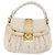 Borsa a tracolla Miu Miu Matelassé in pelle 2way White Gold Auth 202953V Bianco D'oro - vista 13