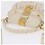 Borsa a tracolla Miu Miu Matelassé in pelle 2way White Gold Auth 202953V Bianco D'oro - vista 14