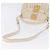 Borsa a tracolla Miu Miu Matelassé in pelle 2way White Gold Auth 202953V Bianco D'oro - vista 9
