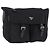 Bolsa de Ombro PRADA Nylon Black Silver Auth 197698A Preto Prata