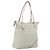 GUCCI Abbey Tote Bag aus Leder Weiß Goldfarben 182492 Auth ti4020