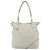 GUCCI Abbey Tote Bag aus Leder Weiß Goldfarben 182492 Auth ti4020 - Ansicht 2