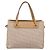 Céline Borsa a mano CELINE C Macadam Canvas Beige Tono Oro Auth 201317 - vista 2
