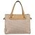 Céline Borsa a mano CELINE C Macadam Canvas Beige Tono Oro Auth 201317 - vista 3