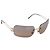 CHANEL CC randlose Sonnenbrille Metall Brown CC Auth am12584M Braun