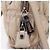 PRADA Gathered Handtasche aus Leder 2way Ivory Silver Auth 203005V Silber Roh - Ansicht 17