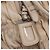 PRADA Gathered Handtasche aus Leder 2way Ivory Silver Auth 203005V Silber Roh - Ansicht 18