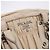 PRADA Gathered Handtasche aus Leder 2way Ivory Silver Auth 203005V Silber Roh - Ansicht 19