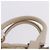 PRADA Gathered Handtasche aus Leder 2way Ivory Silver Auth 203005V Silber Roh - Ansicht 9