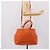 Borsa Miu Miu Vitellolux in pelle 2way Orange Gold Auth 197285V D'oro Arancione - vista 28