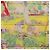 Hermès Foulard HERMES Carre 90 in Seta "Nuba Mountain" Ivory Auth 200116M Crudo - vista 18