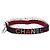 Collar Choker CHANEL de seda Bordeaux CC Auth 197258V Burdeos