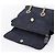 PRADA Chain Shoulder Bag Nylon Navy Gold Tone Auth 201216 Navy blue - view 17